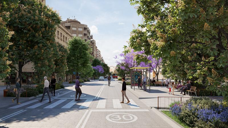 Proyecto constructivo ‘Reurbanització del Carrer Pi i Margall, entre la Plaça d’en Joanic i la Ronda del Guinardó, al Districte de Gràcia’. Barcelona. Proyecto constructivo ‘Reurbanització del Carrer Pi i Margall, entre la Plaça d’en Joanic i la Ronda del Guinardó, al Districte de Gràcia’. Barcelona.